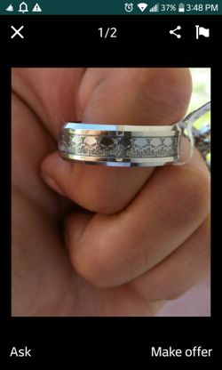 Brand new skull band stainless steel size 13