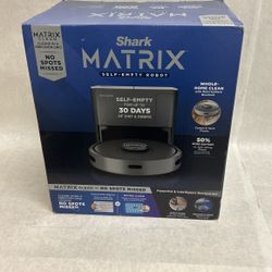 Sharp vacuum, matrix self empty robot cleaner new inbox model number RV 2300S