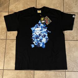 Bape Blue Camo Tee