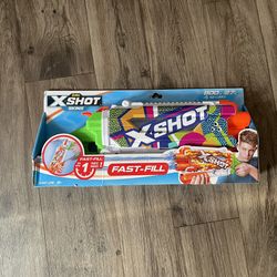 Large X-Shot Water Warfare Fast-Fill Water Blaster by ZURU (Fills with Water in just 1 Second!) Water Gun Kids Boys Christmas Gift 