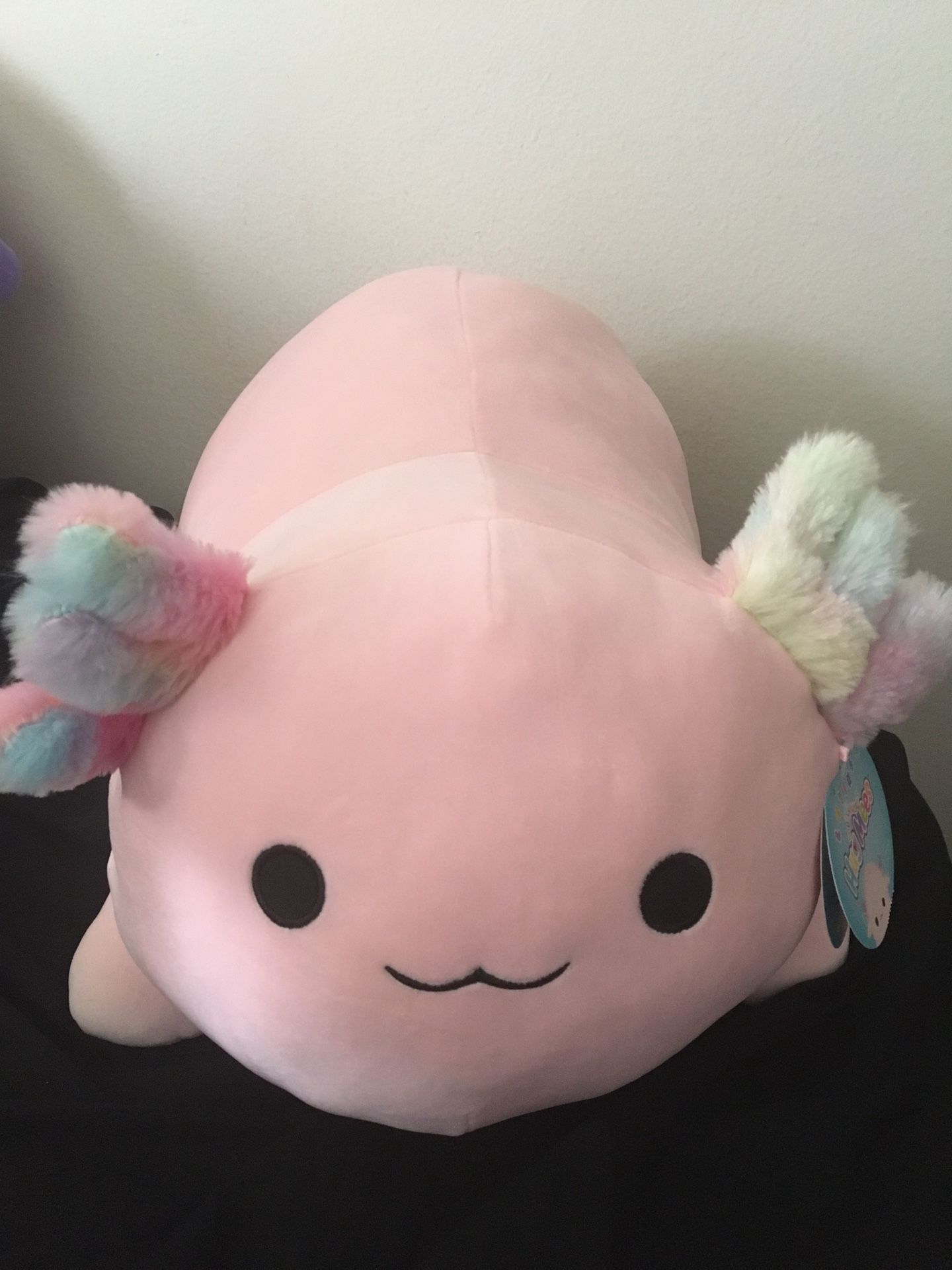 Squishmallow Laying Archie 20” Axolotl Hug Mees