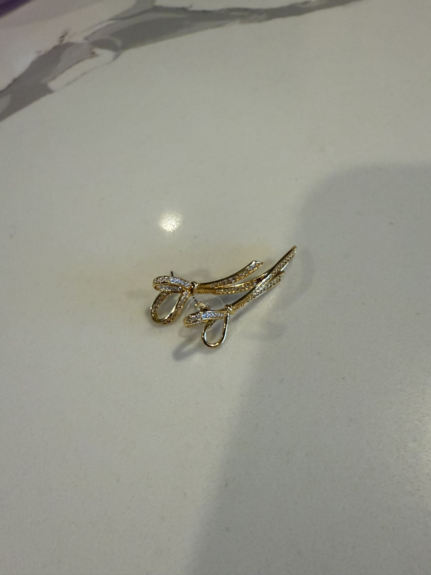Gold Tone Earrings- $5