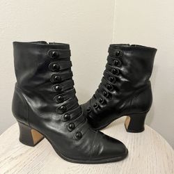 Genuine Leather Vintage Style Boots 8M