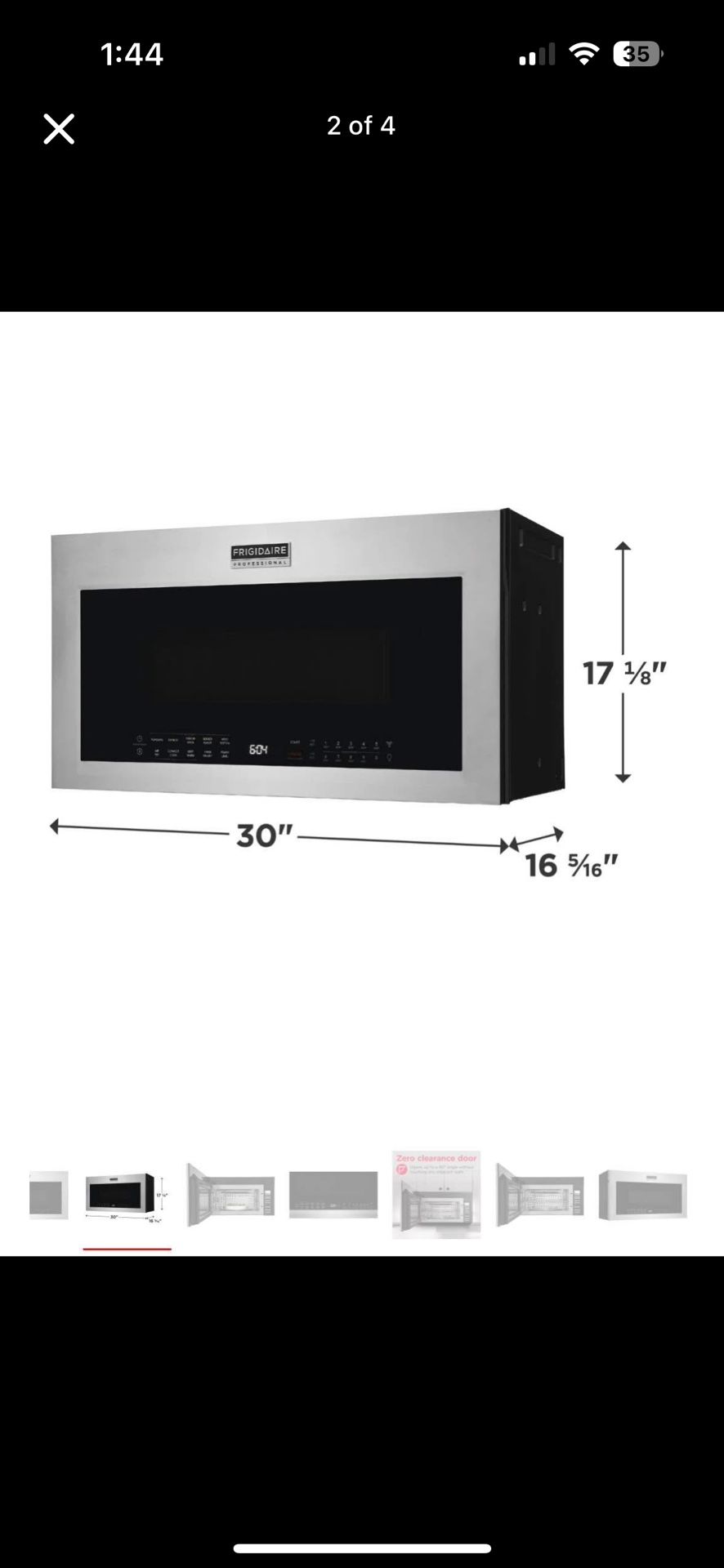 Frigidaire Air Fry Microwave
