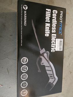 PROTmex Cordless Electric Fillet Knife (8" & 10" Blades) - New