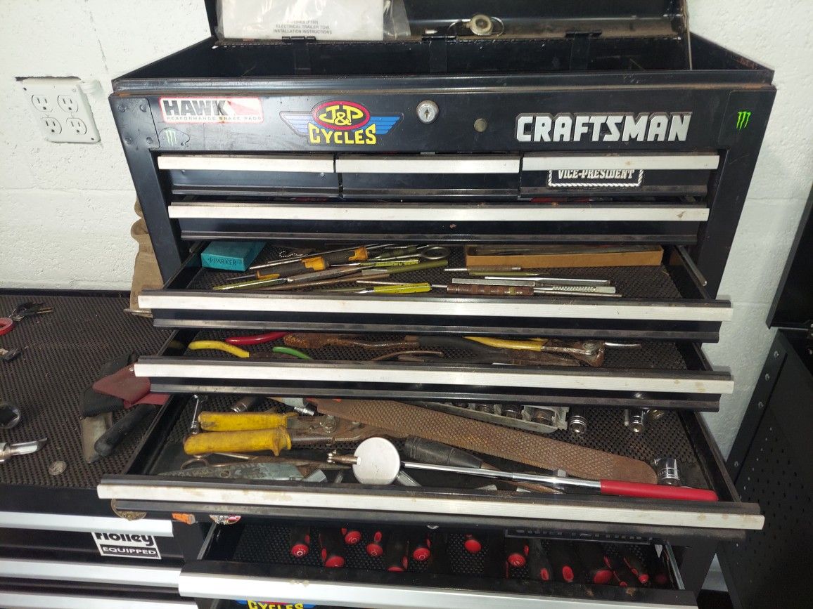 Craftsman Double Tool Chest On Casters Upper/lowerboxes