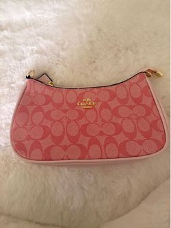 Pink coach bag
