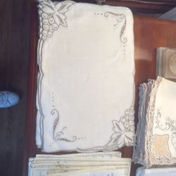 Ivory Linen Placemats - Set Of 6