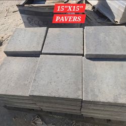 15"X15" CONCRETE STEPPING PAVERS  $6 EACH PIECE