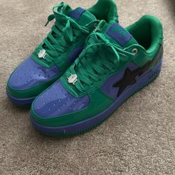 Green Purple Size 11- Wear On Sole-great Condition