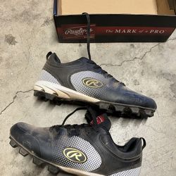 Rawlings Sanction Low Baseball Cleats - Men Size 9