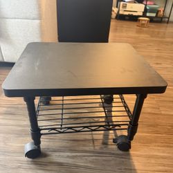 Rolling Printer Stand with Shelf