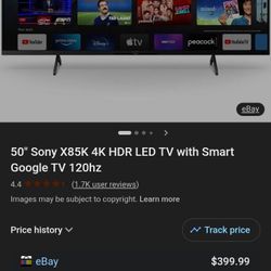 Sony 50 Inch 4k Smart TV