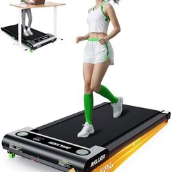 Incline Treadmill for Home, 2.5 HP Under Desk Small Treadmill with Remote Control, Small Treadmill with LED Display