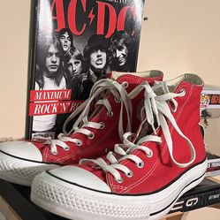 Converse Red High Top size 13 Mens/15 Womens