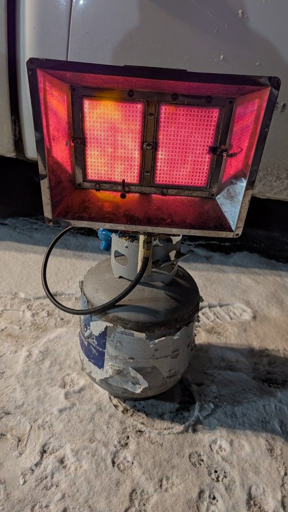INFRA RED Heater propane universal 24 IR 22000 BTU works great