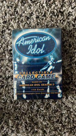 American idol season 3 card game
