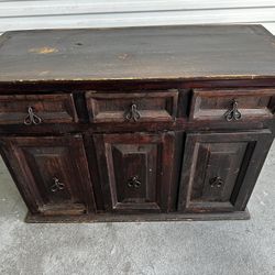 Solid Wood Cabinet Made In Mexico
