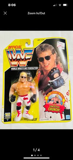 **WWE Hasbro Yellow Card Shawn Michaels HBK Heartbreak Kid - From The Hasbro WWE Wrestling Figure Series In 1993 - Extremely Limited End Run Figure - 