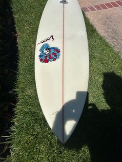 Chuck Dent 6'0" Hybrid Fish Surfboard - Excellent Condition - OAM Bag Included