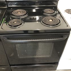 Black Coil Top Stove PR