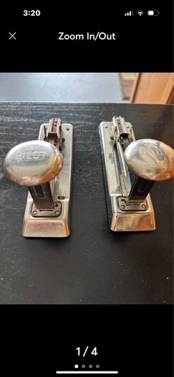 2- vintage Pilot Staplers model 402