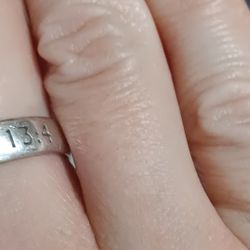 Ring Size 6   *1st Corinthians 13:4 Sterling 