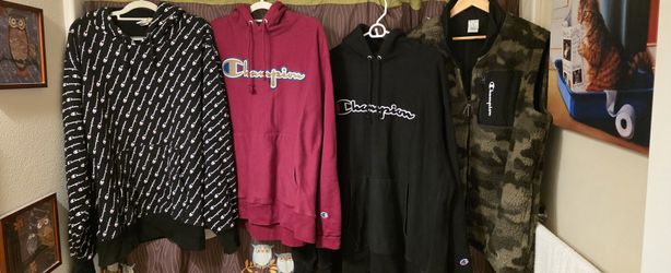 Men's Champion Vest & Hoodies