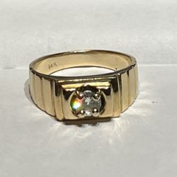 14K Diamond Ring