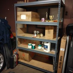 Bottomless shelving storage rack