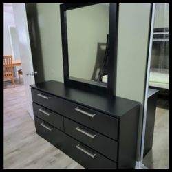 NEW DOUBLE DRESSER WITH MIRROR 🛠️ ASSEMBLED