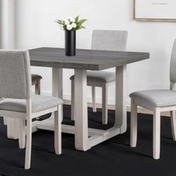Brand New Grey 5pc Dining Table Set 