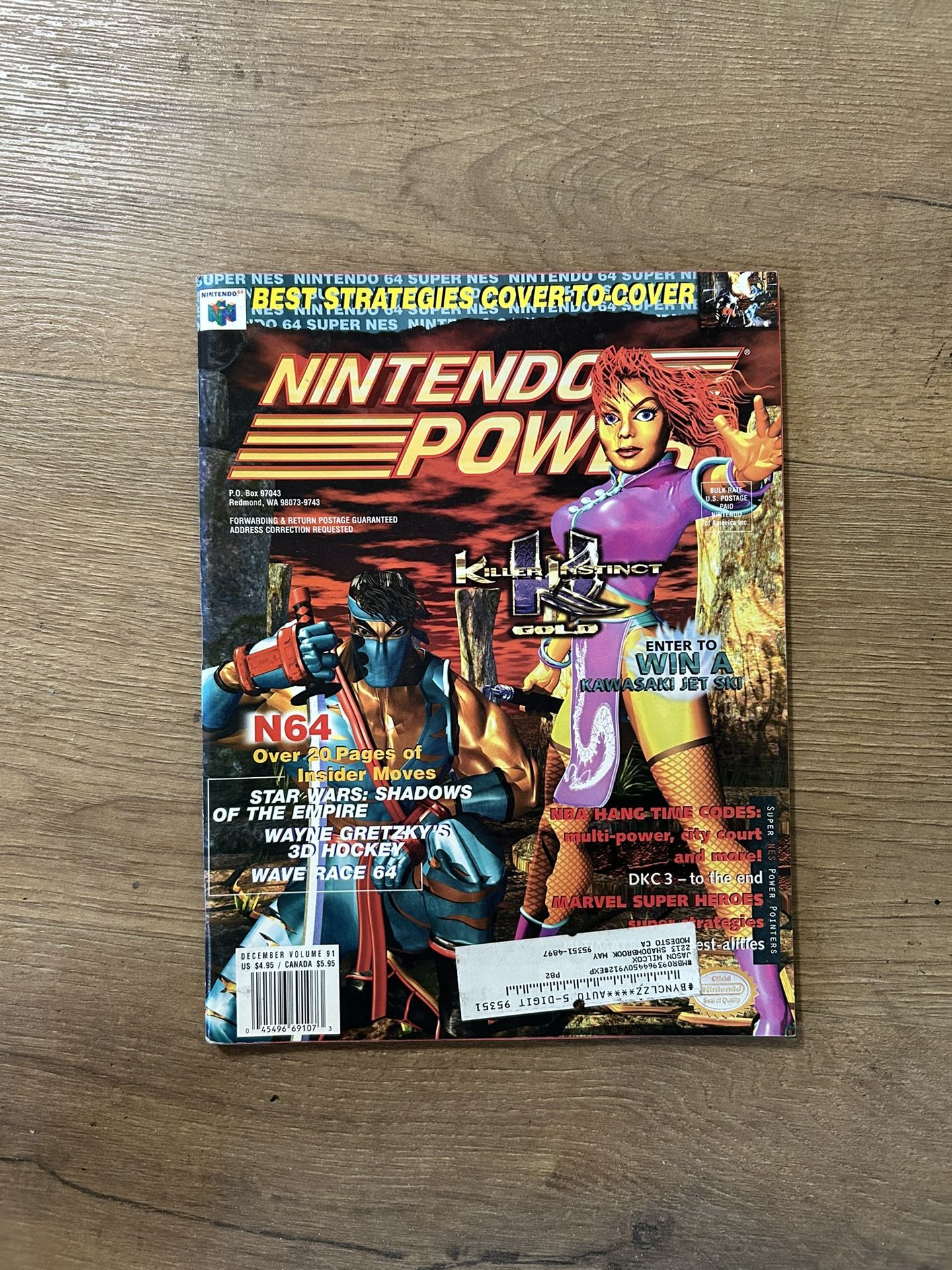 7 NINTENDO POWER MAGAZINES Bundle