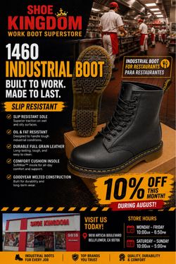 1460 Industrial Work Boot Slip Resistant