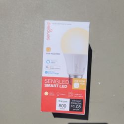 800 Lumen Light Bulb Wifi/Google/Alexa (Hub NOT Included)