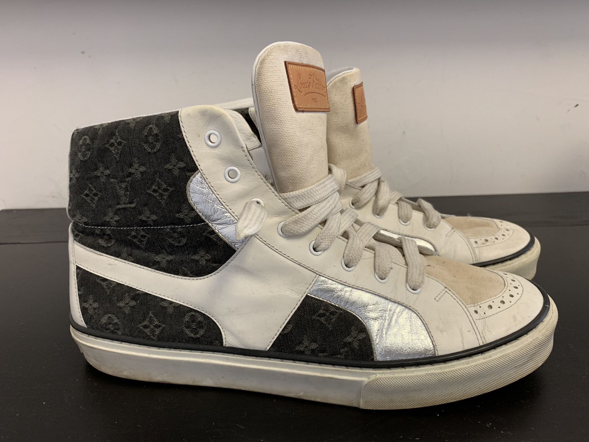 Louis Vuitton MultiColor Denim Monogram High Top - NEGOTIABLE