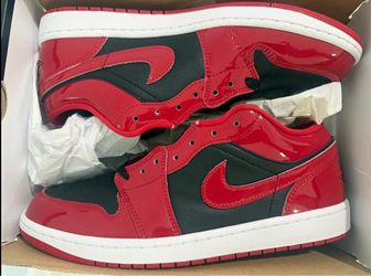 Jordan 1 Low SE “Bred Patent” – Sizes 8-13