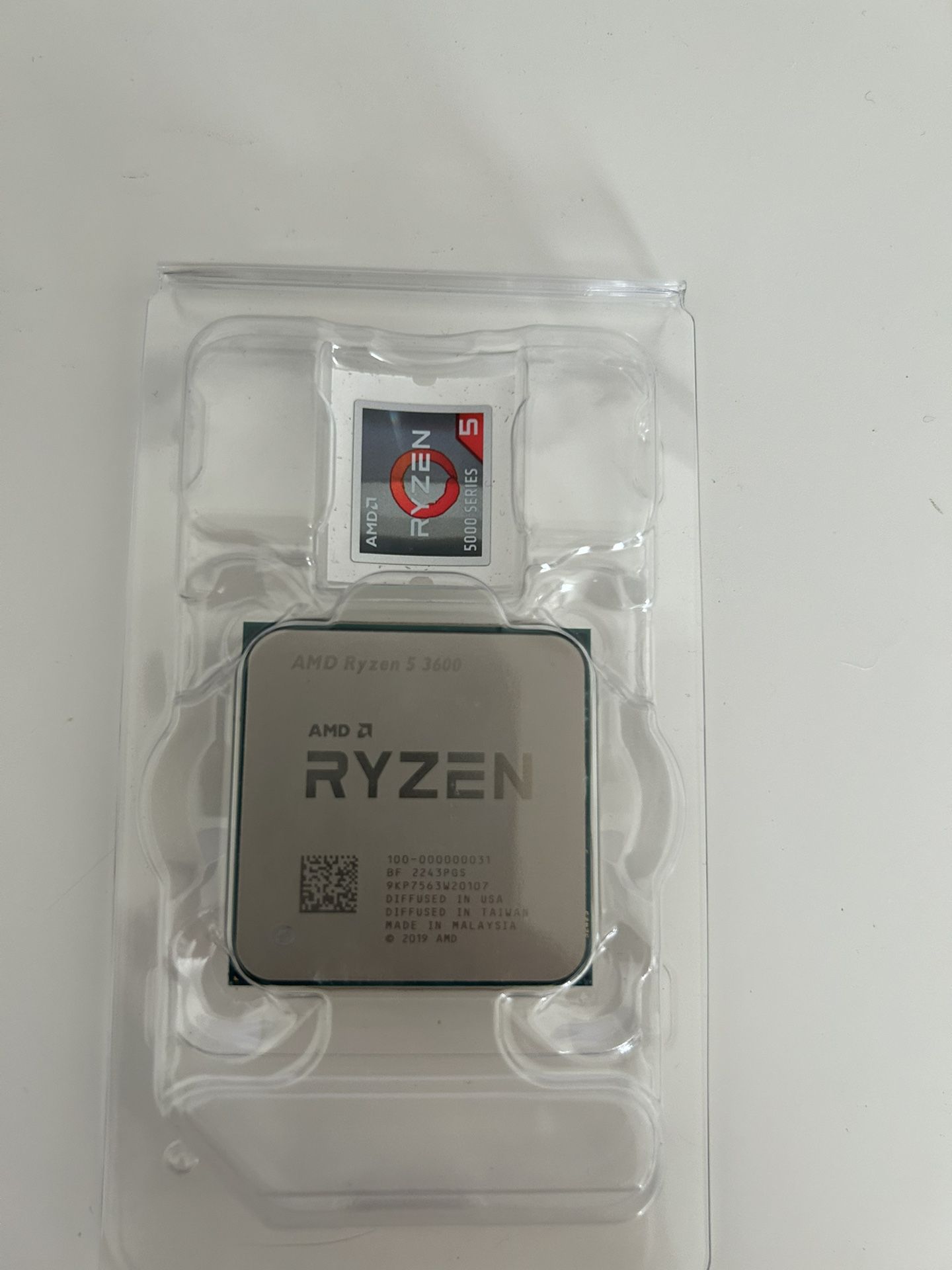 AMD Ryzen 5 3600 6-Core, 12-Thread Unlockee Desktop Processor with Wraith Stealth Cooler