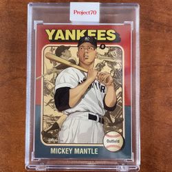 2021 Topps Project 70 Mickey Mantle (by Artist, Quiccs)