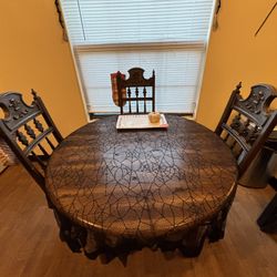 Antique Wooden Dining Set 