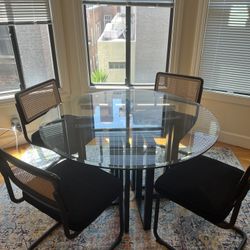 Dining Room Table And Two Chairs (Will Sell Items Individually)