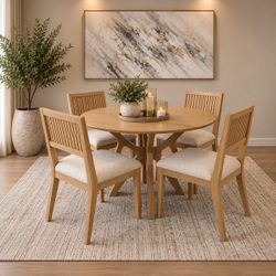 Table and 4 chairs...available and ready for delivery