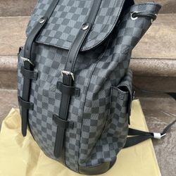 Louis Vuitton DAMIER GRAPHITE CHRISTOPHER BACKPACK