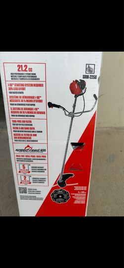 21.2  cc Gas 2-Stroke UHandle String Trimmer/ Brushcutter with Quick Reload Speed-
