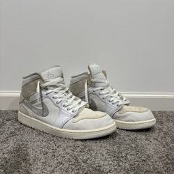 Jordan 1 Mid Se Craft Greg Inside Out White 