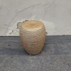 Apple Ceramic Stool Gold 