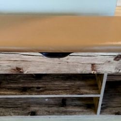 Move Out Sale - Shoe Storage Bench With Padded Cushion Seat 