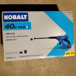 Kobalt Power Cleaner 40v Kit $85 Firm 