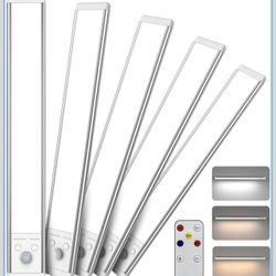 5 Pack Under Cabinet Lights, LED Motion Sensor Closet Light