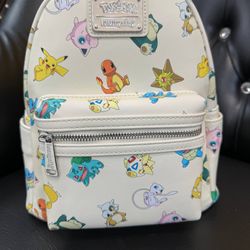 YAY! NEW WITH TAGS! Loungefly Pokémon Faux Leather Mini Backpack!